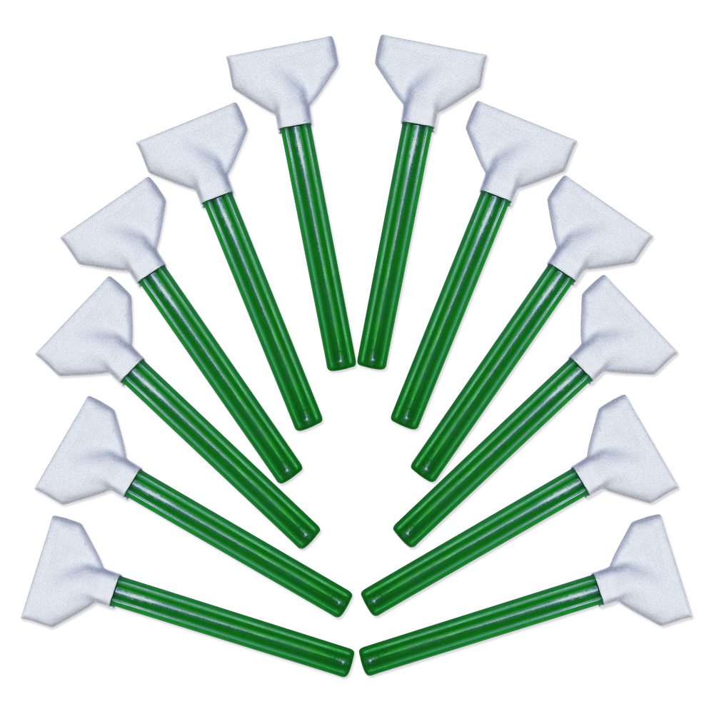 Sensor cleaning swabs Vswab® MXD-100 Green medium format 42-44 mm – 12 per pack