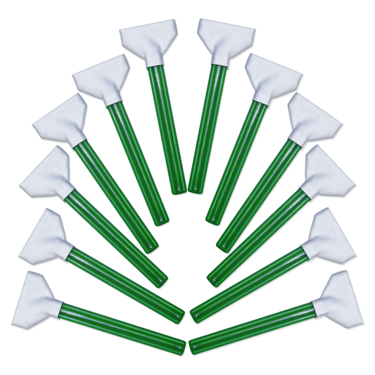 Sensor cleaning swabs Vswab® MXD-100 Green medium format 42-44 mm – 12 per pack