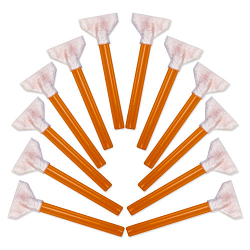 Sensor cleaning swabs Vswab® DHAP Orange medium format 42-44 mm – 12 per pack